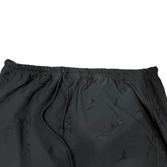 Imperial Collection long skirt black with embossed flowers / perfect condition - Picture 3 of 6